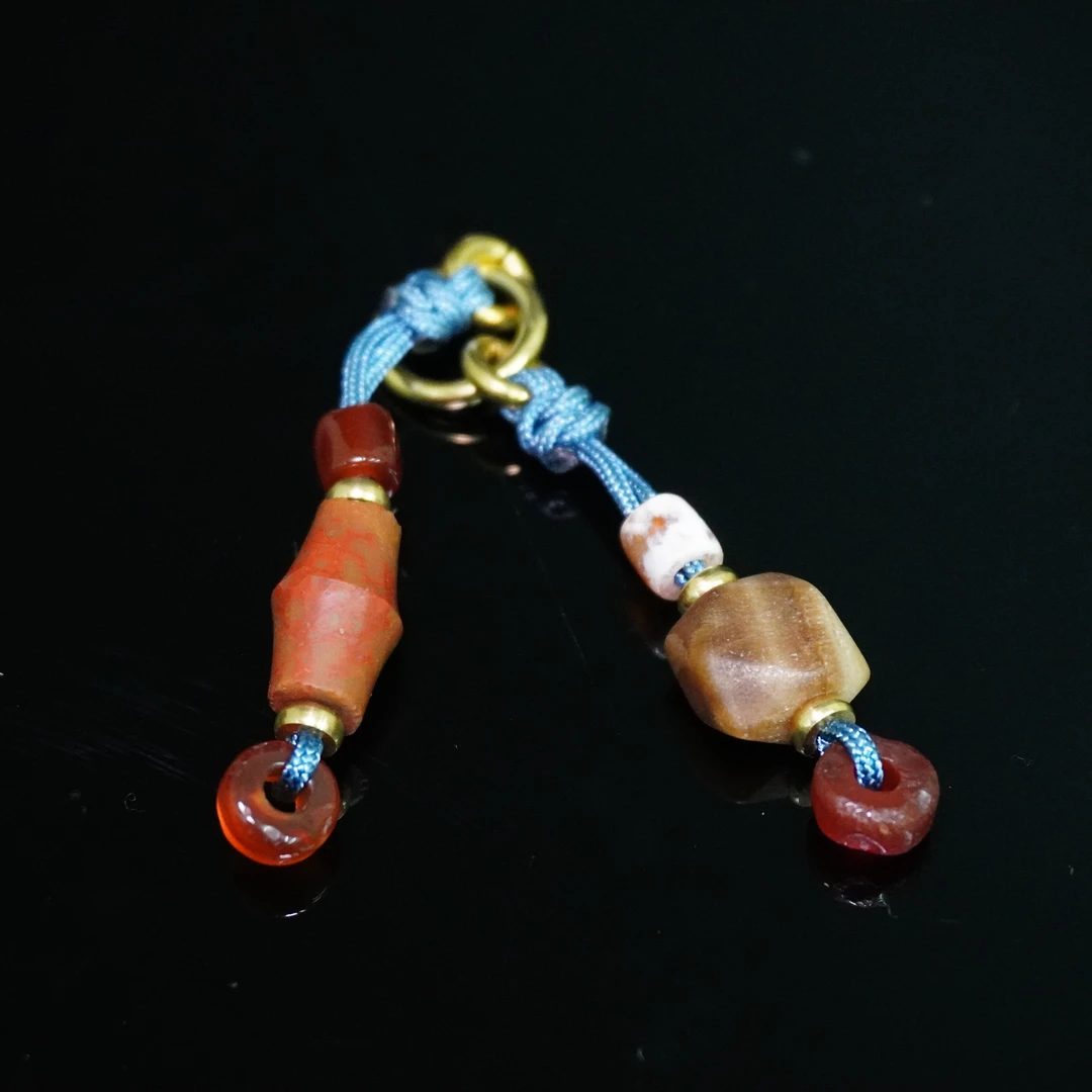 清代玛瑙多宝串/056428/收藏/传承/【友谊文物商店】