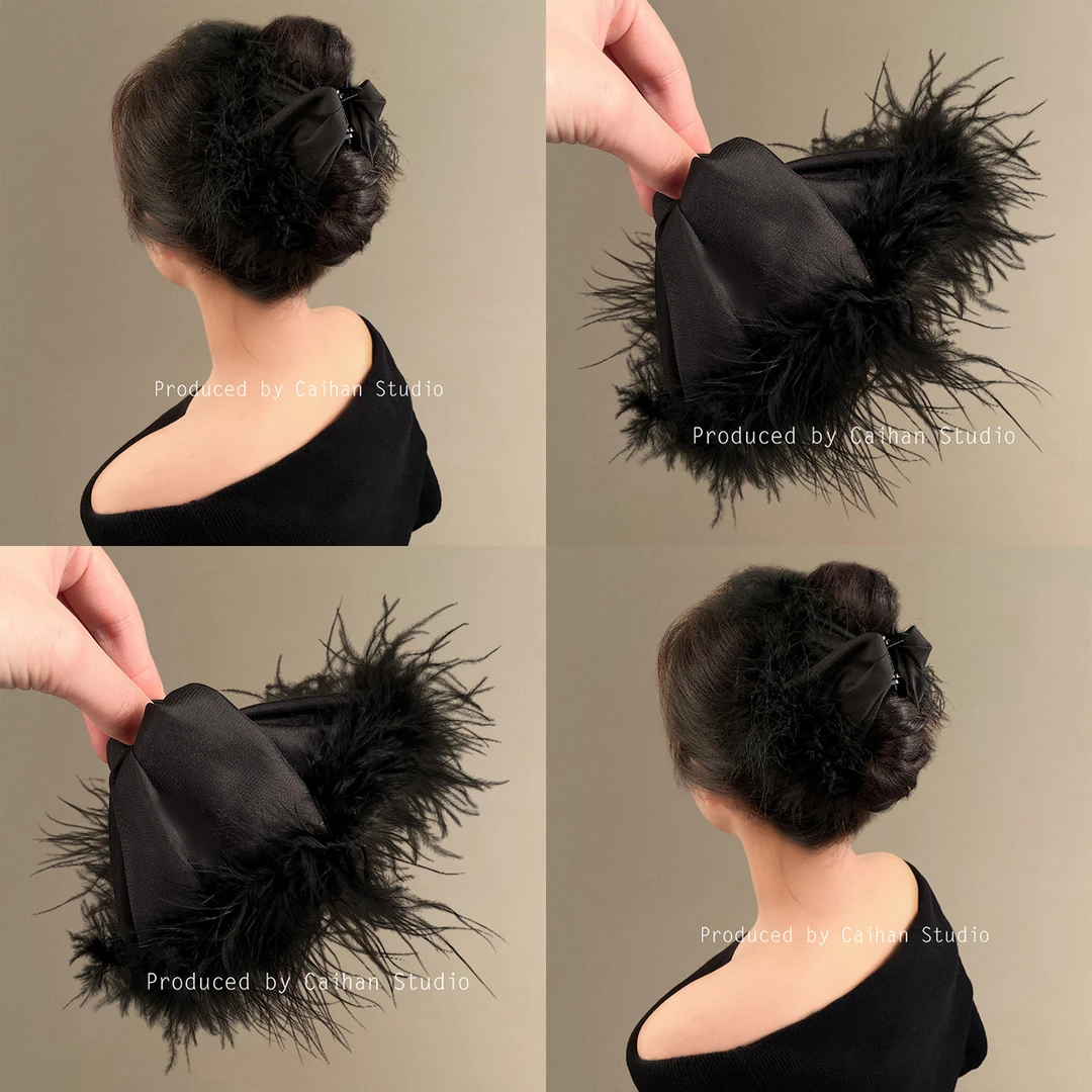 费尔曼来信~黑色三角抓夹韩国东大门气质百搭鲨鱼夹旅行发卡