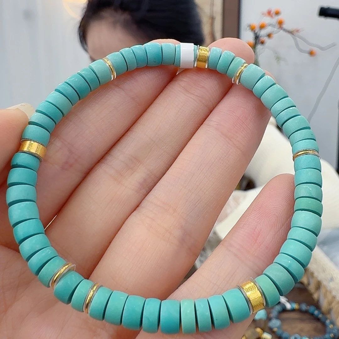 绿松石18K金镶嵌珠宝奇石