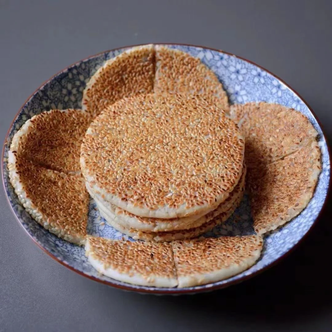 重庆开州特产冰薄月饼传统芝麻饼中秋特色糕点