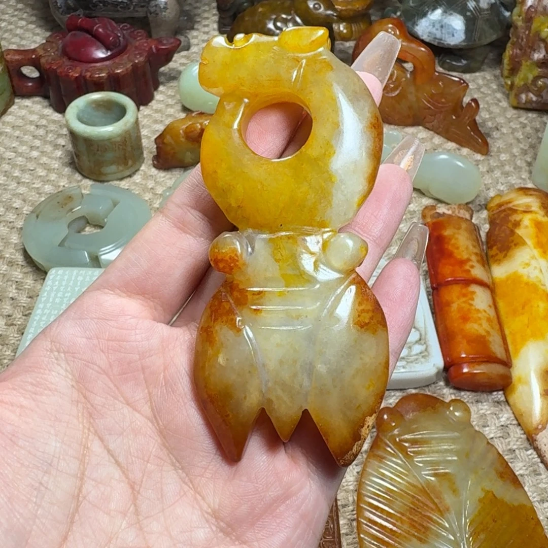 白玉菩提吊坠挂件