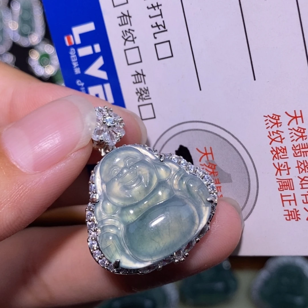 颈饰未镶嵌翡翠天然