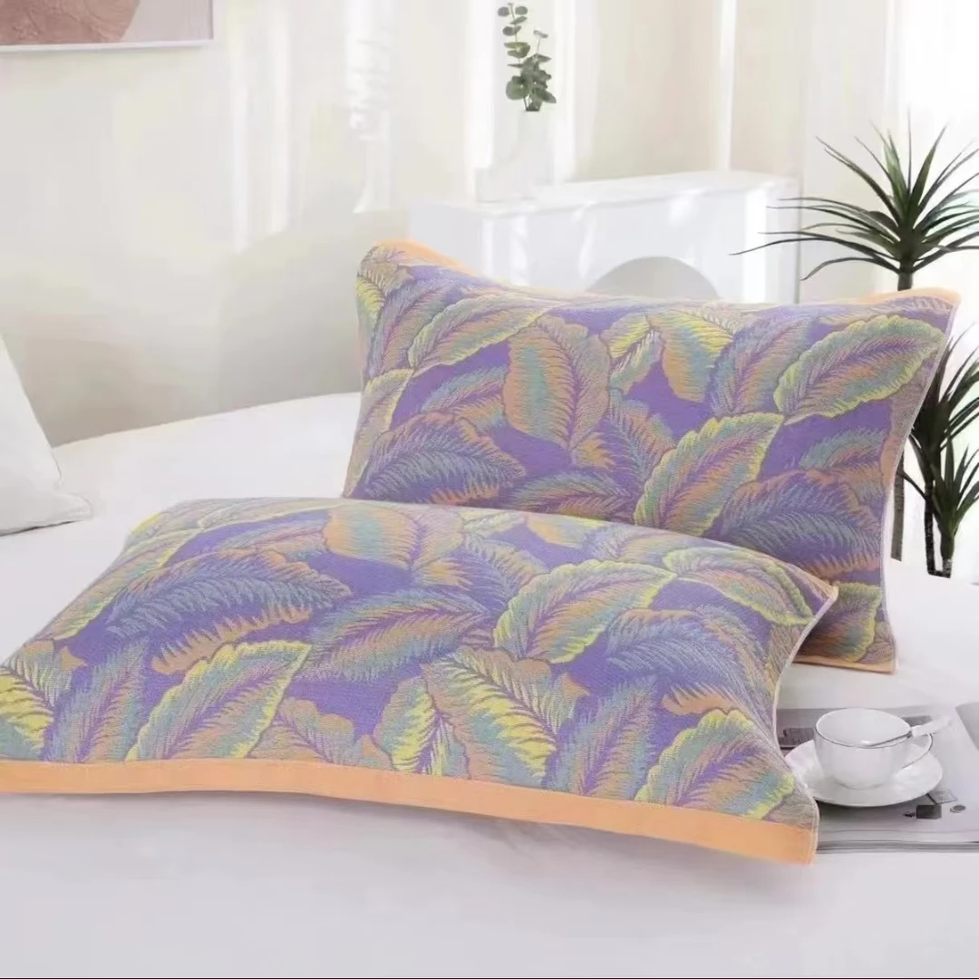 【芭蕉】50*80cm精品纯棉亲肤柔软四季加大加厚枕巾