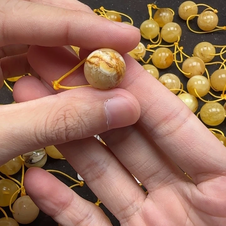 蜜蜡未镶嵌珠宝奇石天然414