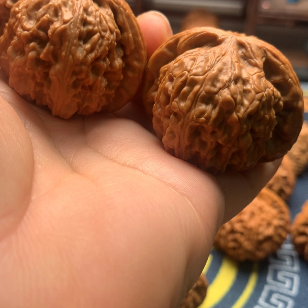 【闪购商品】把件文玩核桃白狮子45