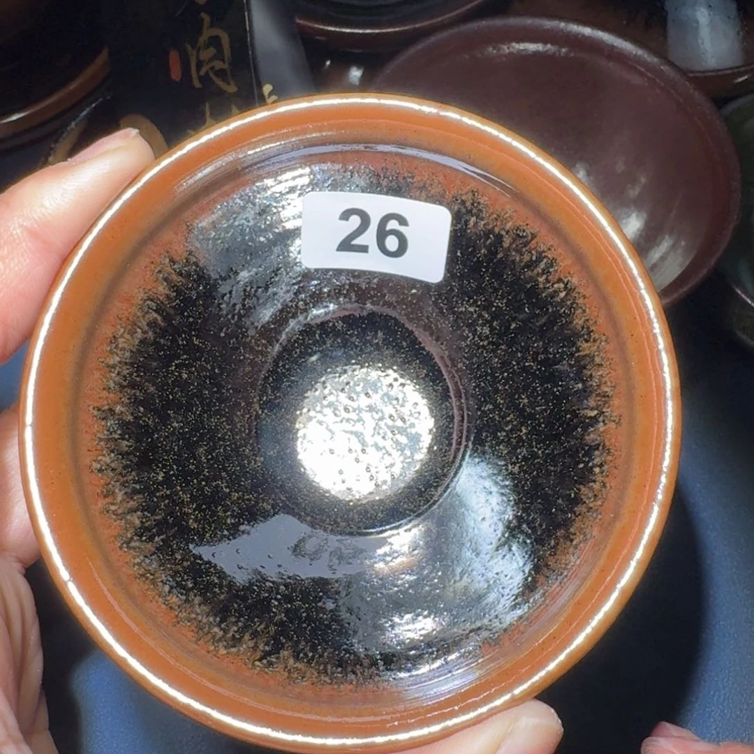 小雨茶盏手工柴烧，