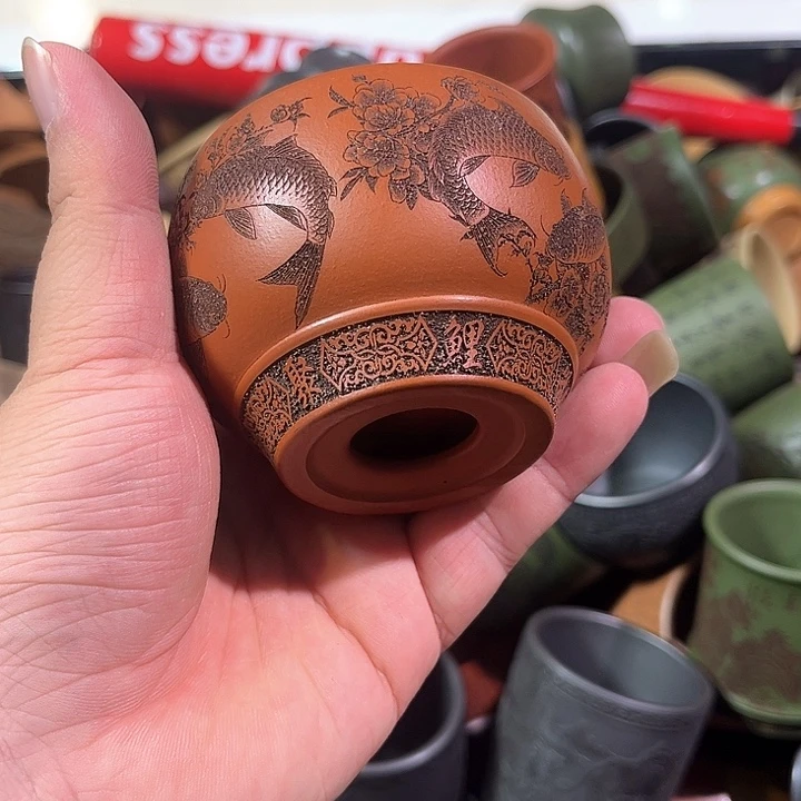 茶杯紫砂全手工紫砂主人杯