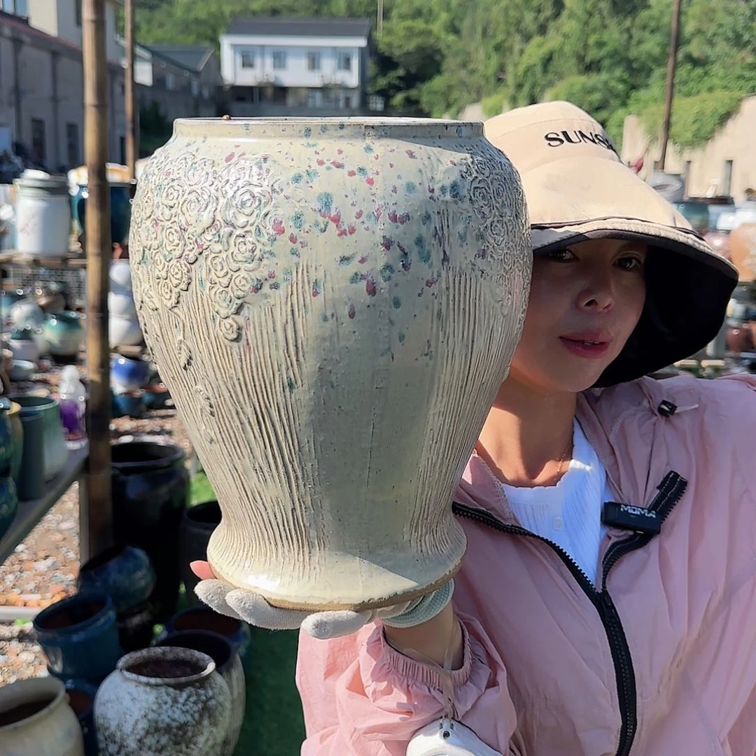 紫砂花盆王嫂花盆直播0627-711高29口19