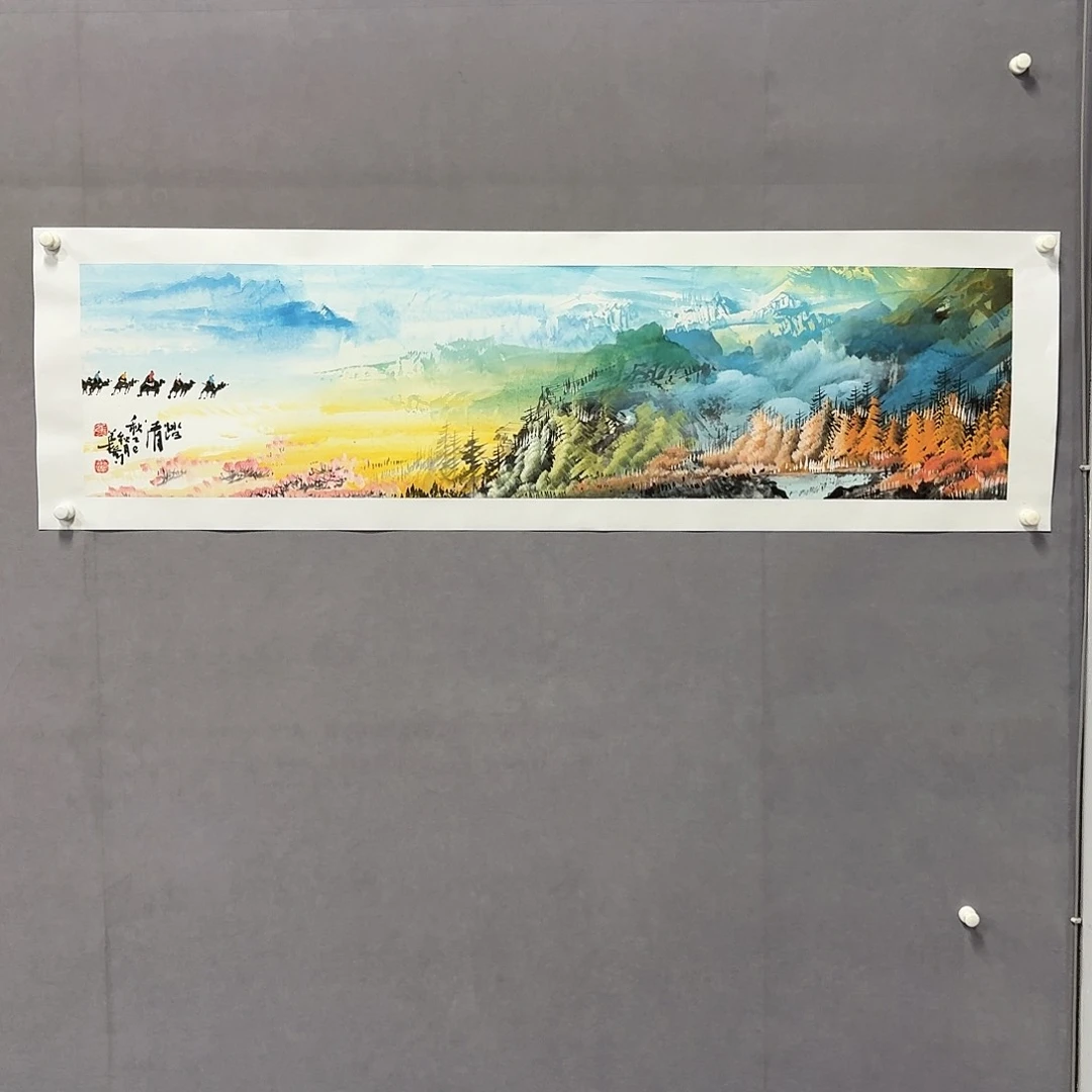 国画亲笔手绘放心去藏