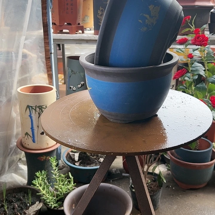 25-25蓝色花盆花盆花盆花盆