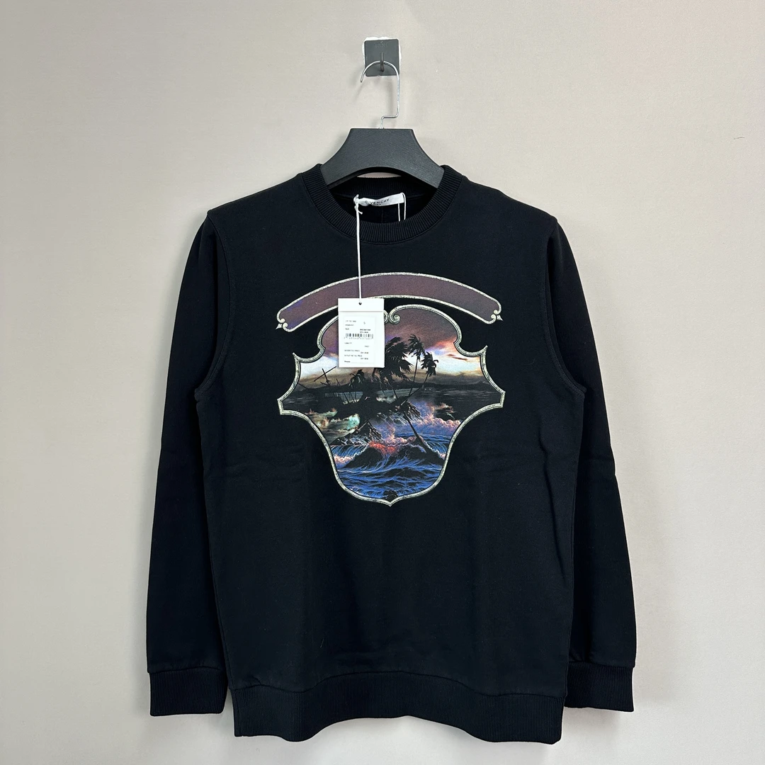 全新未使用 Givenchy/纪梵希 新款海浪卫衣/S码/原吊牌/价8990