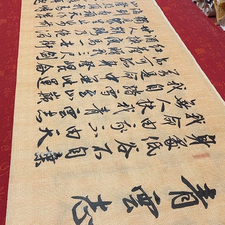 书法青云志雷伟仿古宣纸180✖️48厘米左右手写