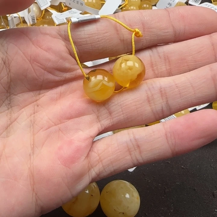 蜜蜡未镶嵌珠宝奇石天然20
