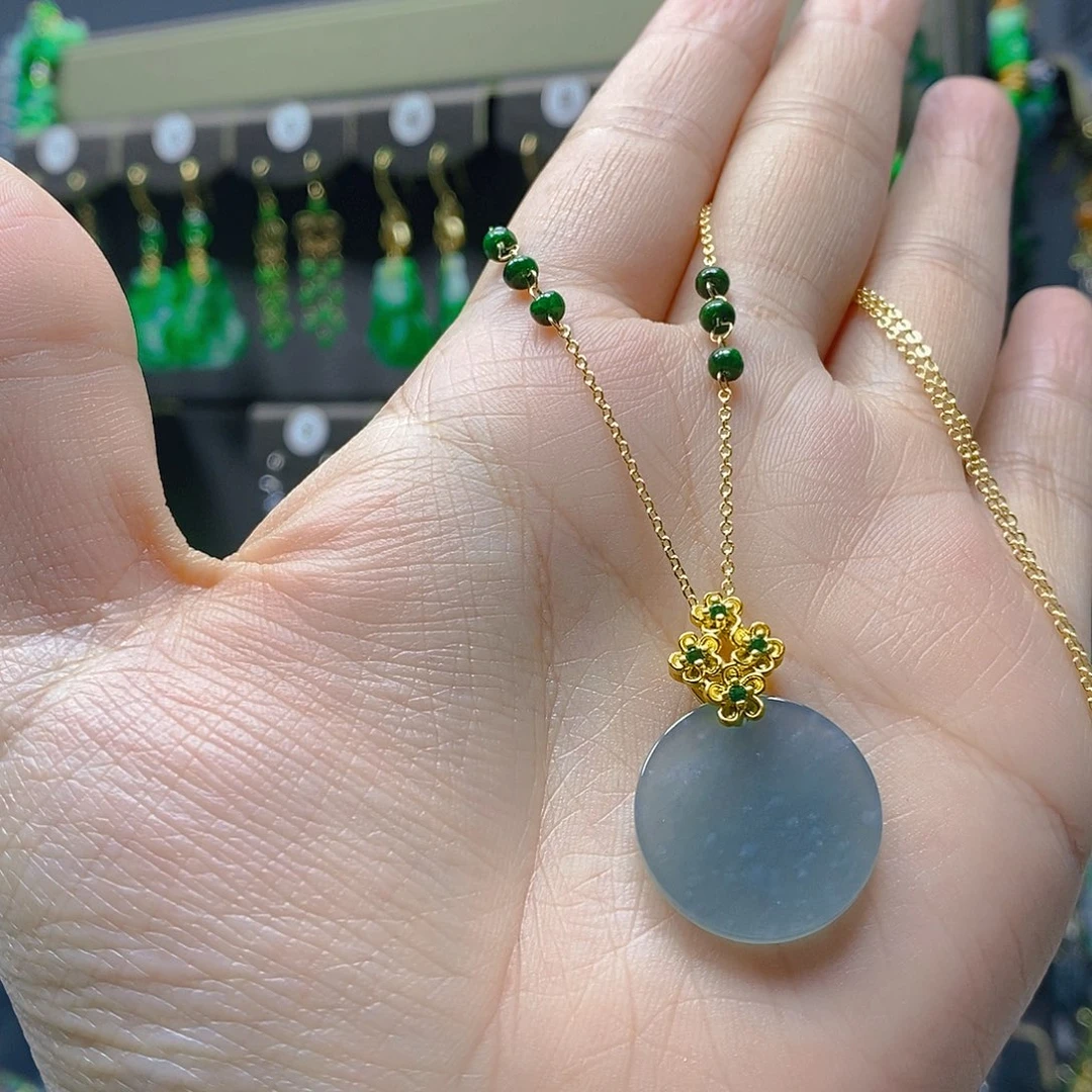 颈饰未镶嵌翡翠翡翠