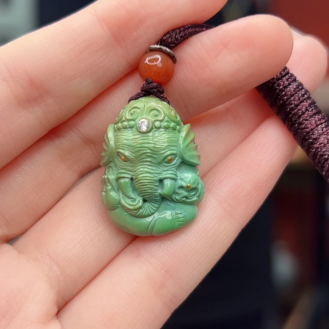 未镶嵌绿松石珠宝奇石