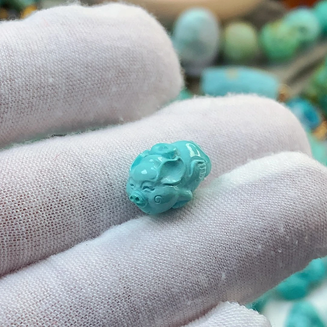 绿松石未镶嵌珠宝半成品