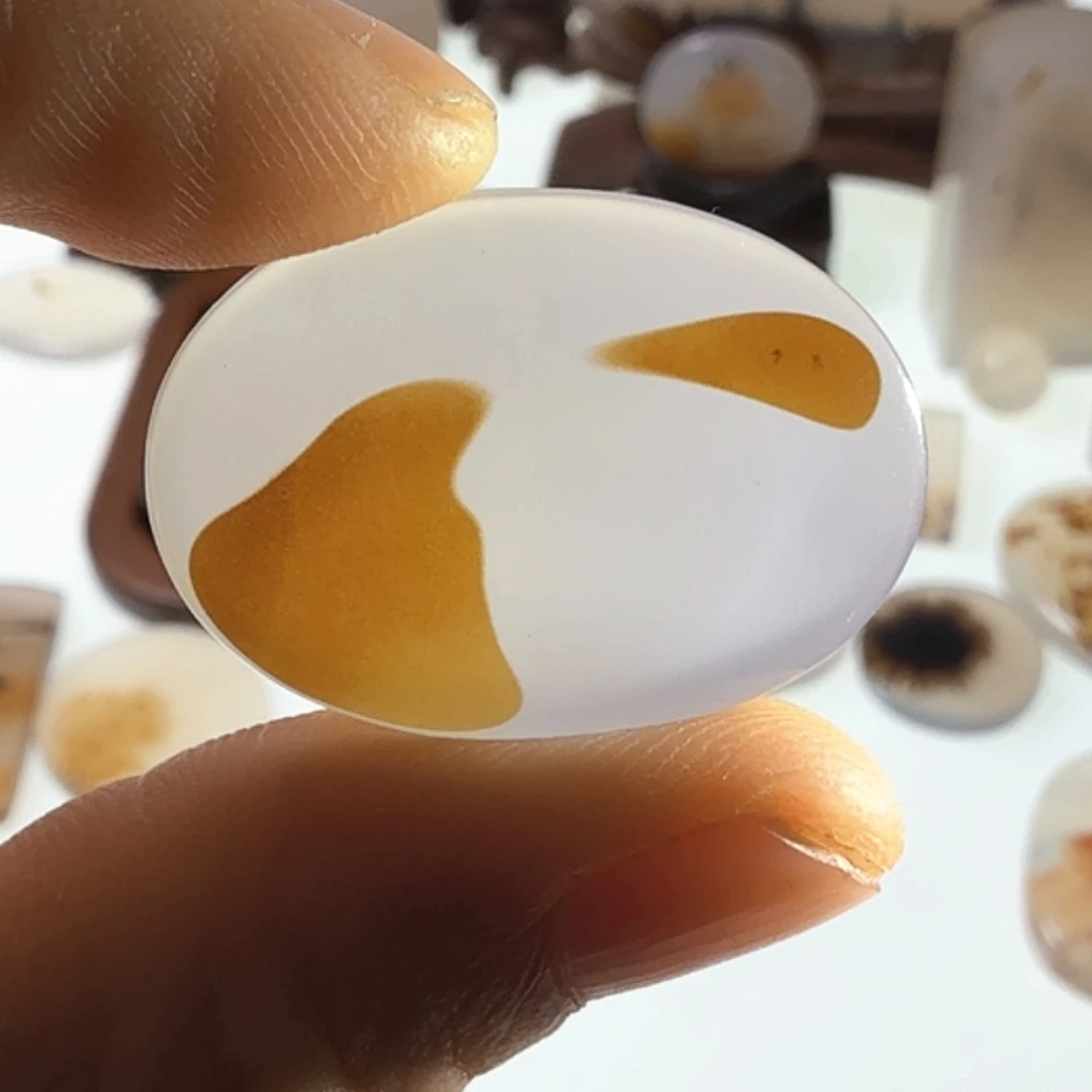 未镶嵌玛瑙/玉髓珠宝半成品