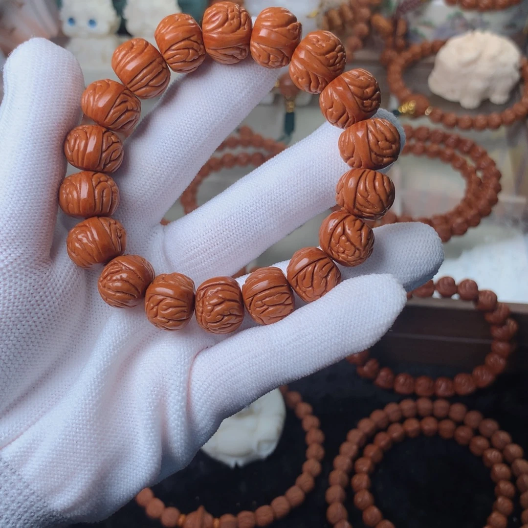 吊坠桃核荔枝纹1.5