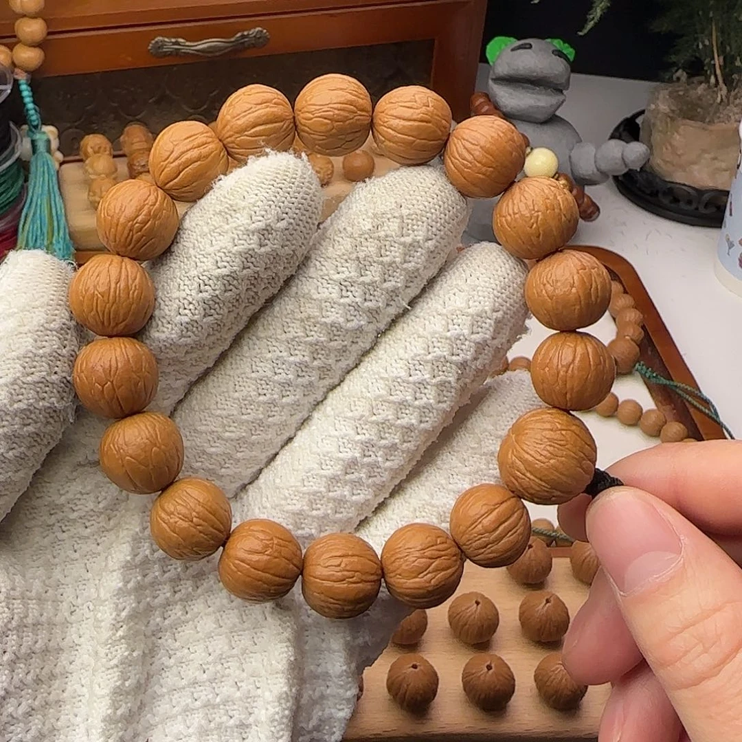 吊坠猴头核桃三维同尺15聚宝盆