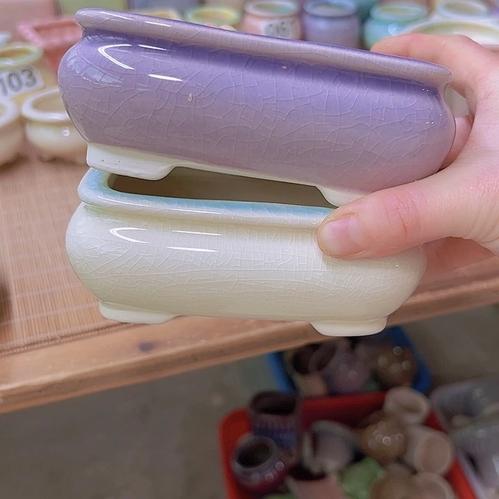 红陶陶瓷花盆当场满12包邮