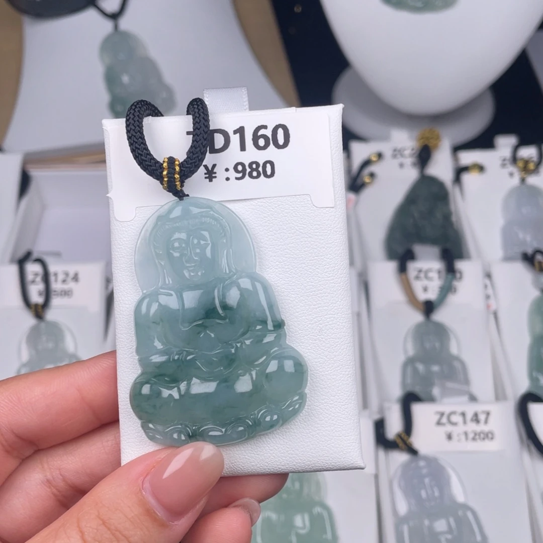 翡翠未镶嵌颈饰zd160