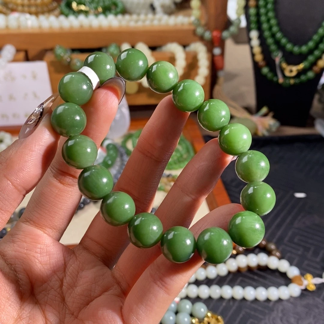 和田玉未镶嵌手链