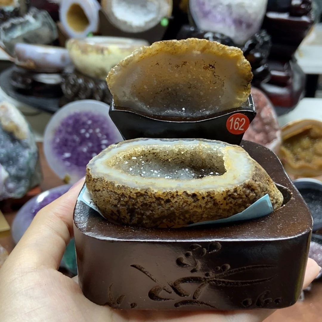 紫晶摆件未镶嵌水晶