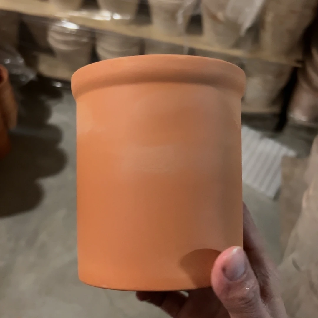 【闪购商品】红陶直筒12口13高1个