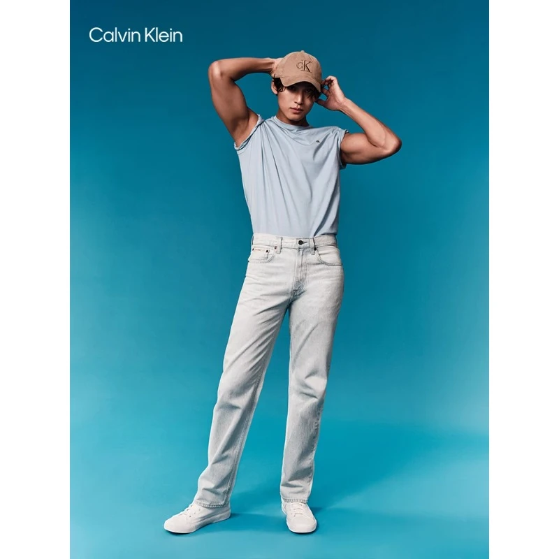 【复刻90系列金珉奎同款】CKJeans25春夏男直筒牛仔裤4RB703G