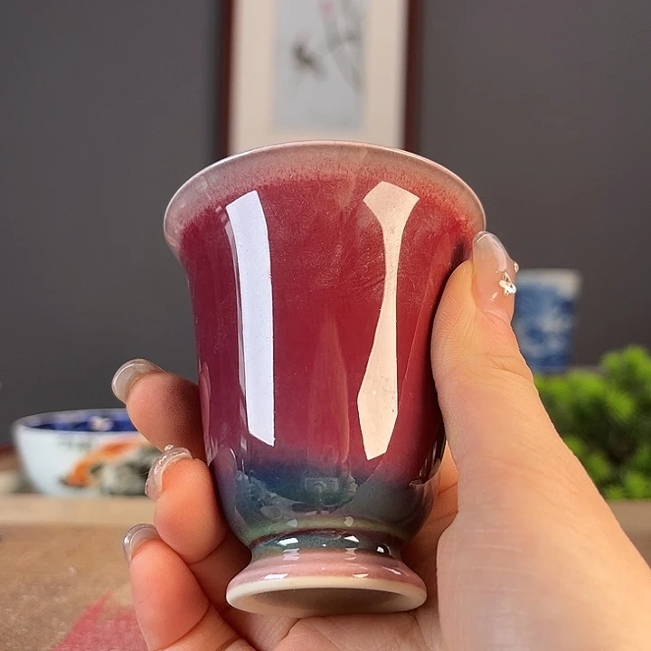 摆件景德镇陶瓷茶杯多