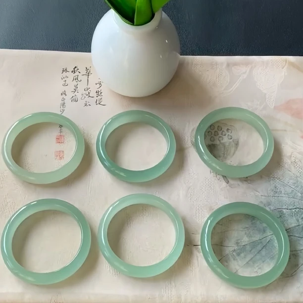 天然毕业级高冰底东陵玉手镯 直播间选购(多样性发货拍一发一)