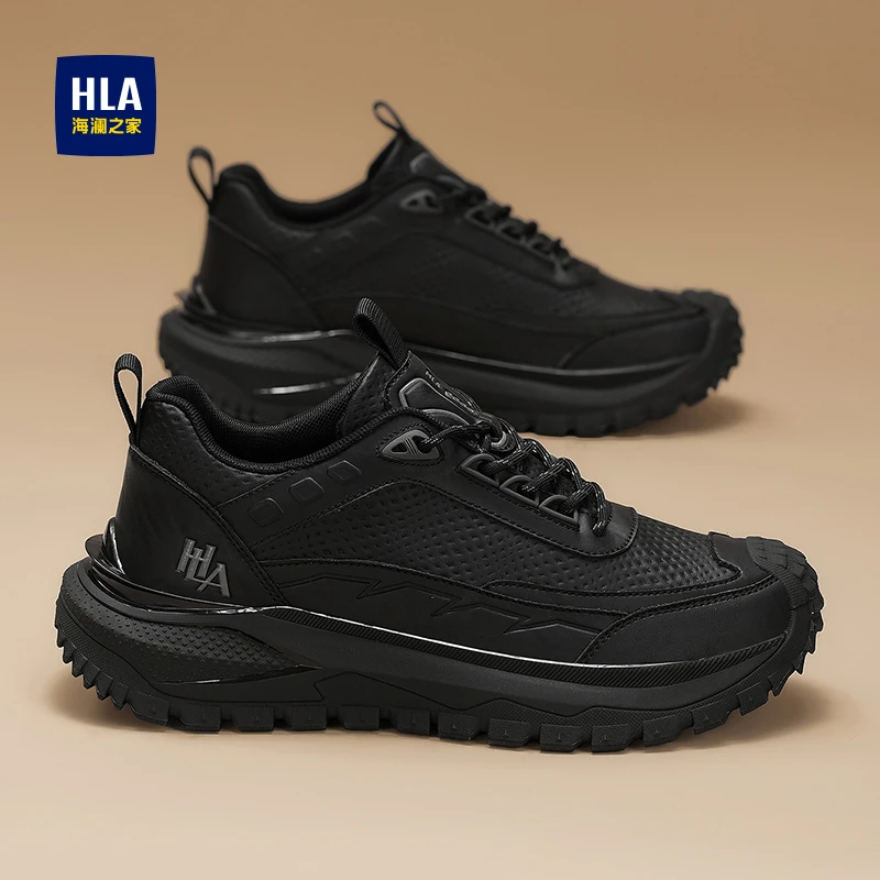 HLA/海澜之家男鞋秋季新款百搭时尚休闲运动鞋男士软底耐磨跑步鞋