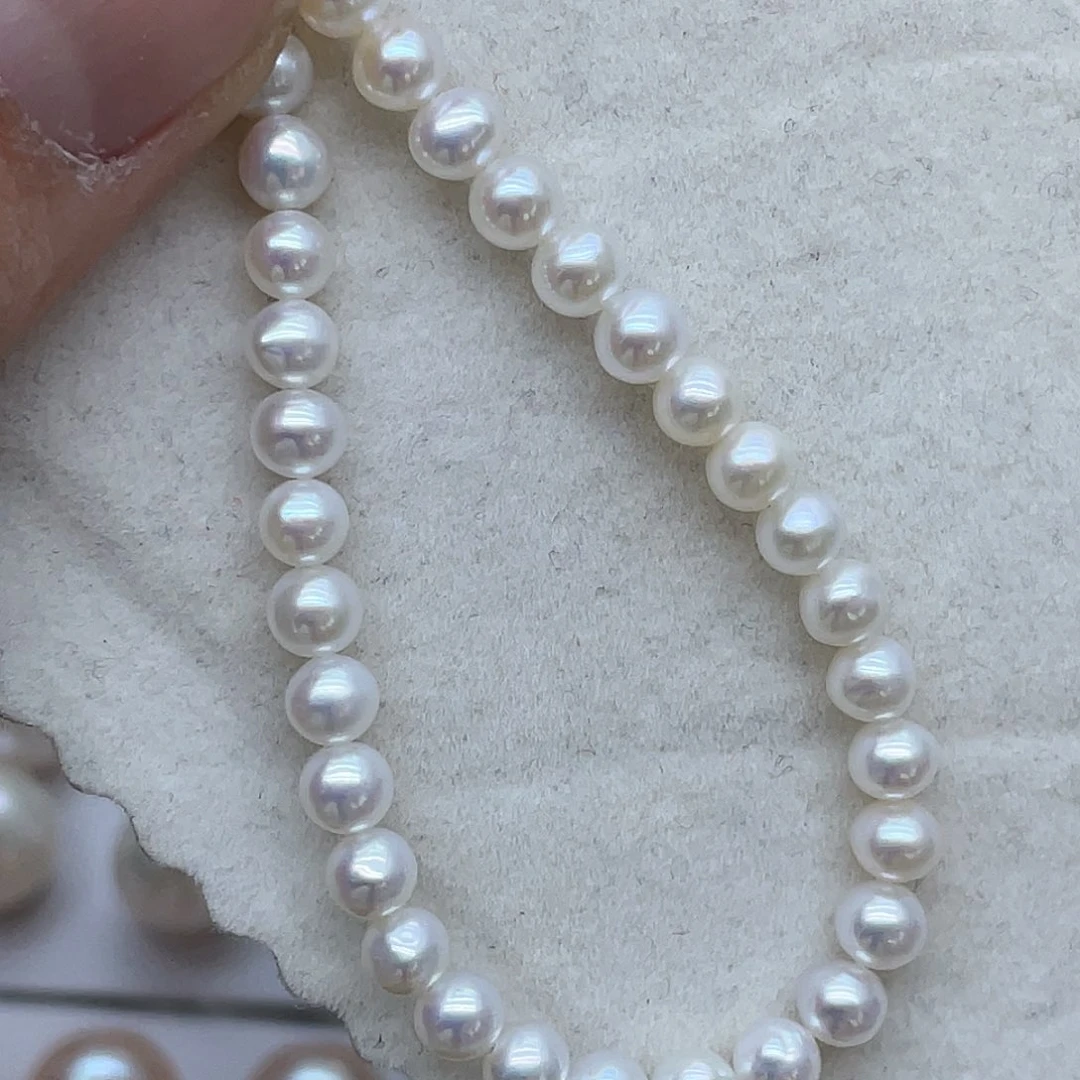 银S925镶嵌耳饰淡水珍珠