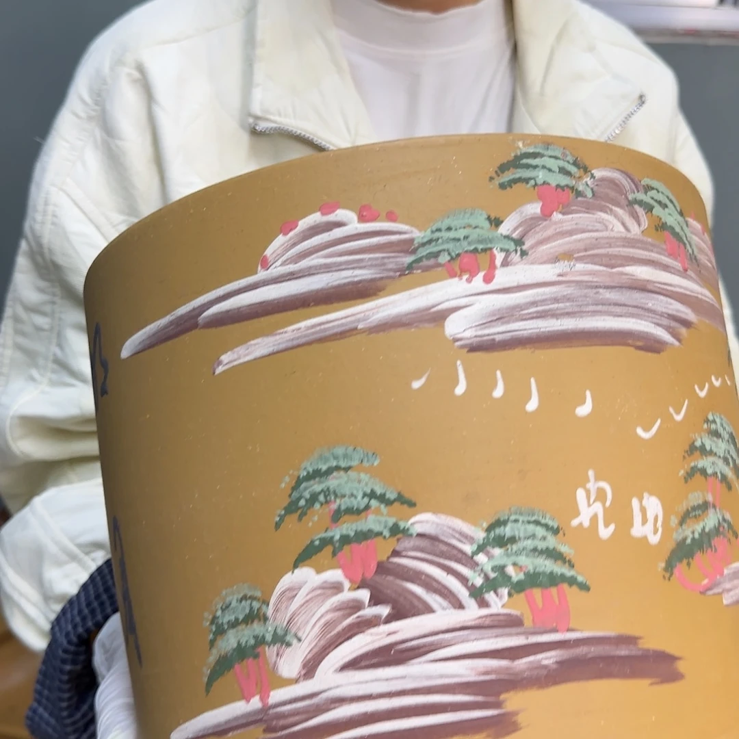 紫砂花盆紫砂口径25