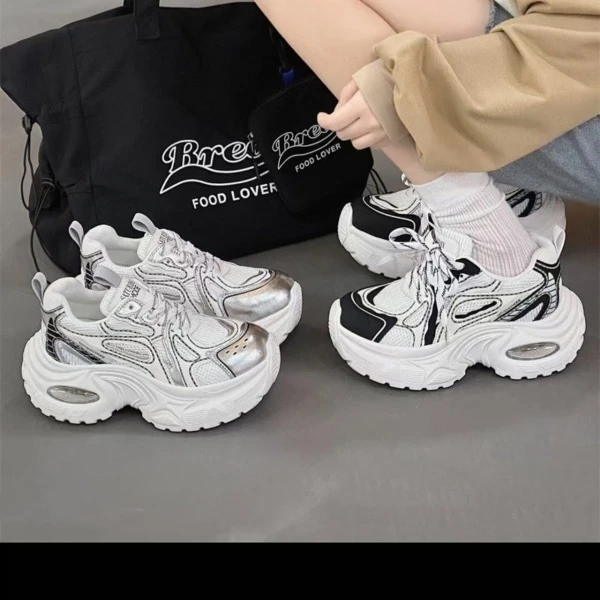 （云朵）【老彭同学小六子黑盒断码捡漏】厚底增高老爹鞋MD41112B99