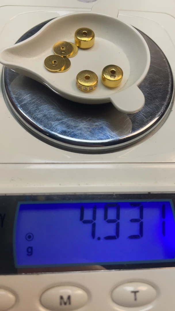 足金999配饰隔片