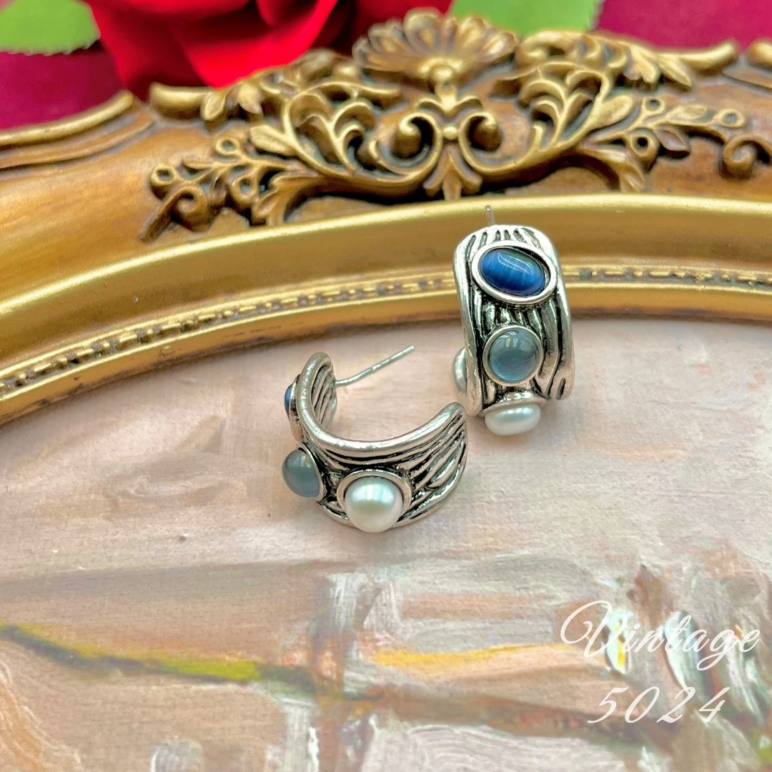 镀K金 Ornella Iannuzzi耳饰~5024XX