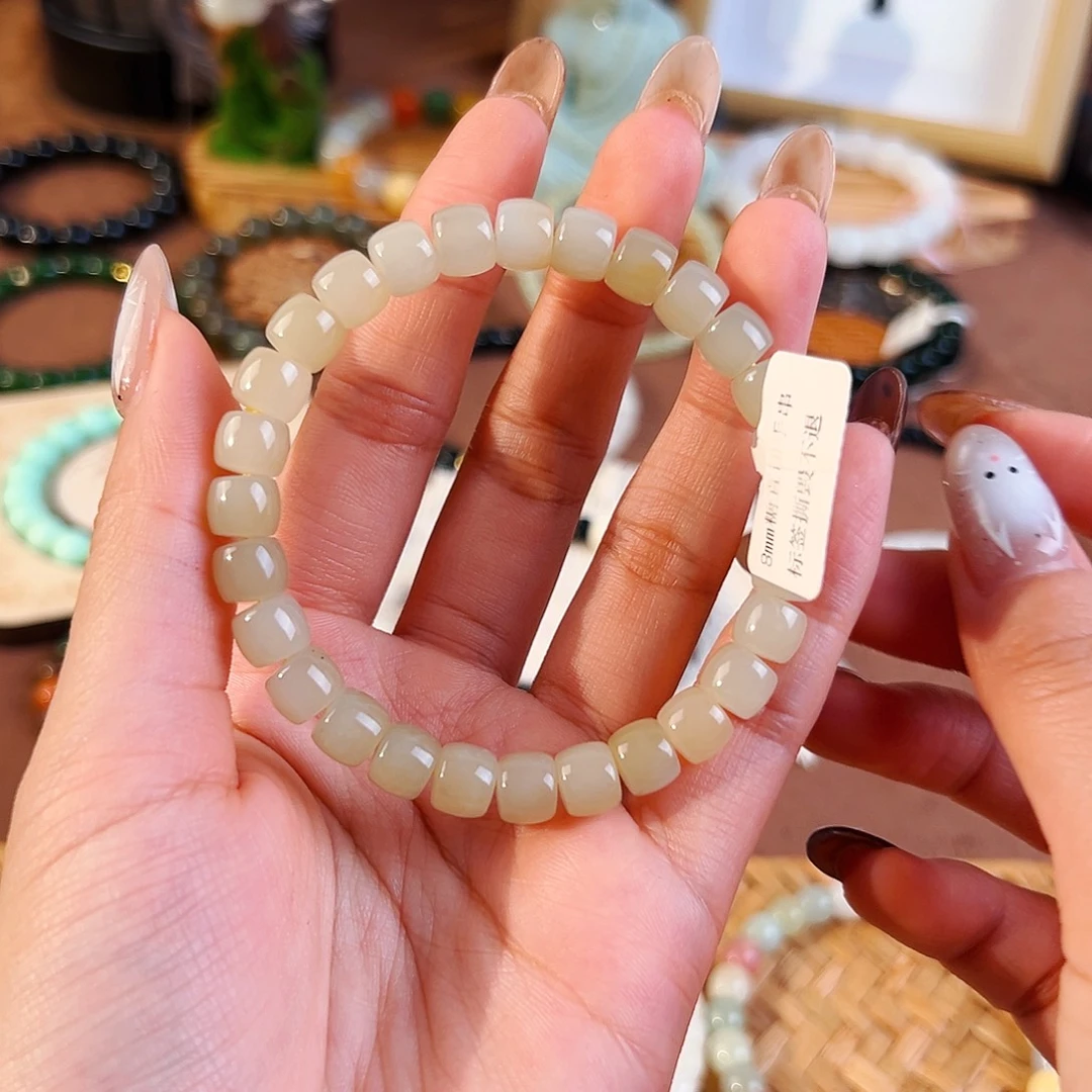 和田玉未镶嵌手串