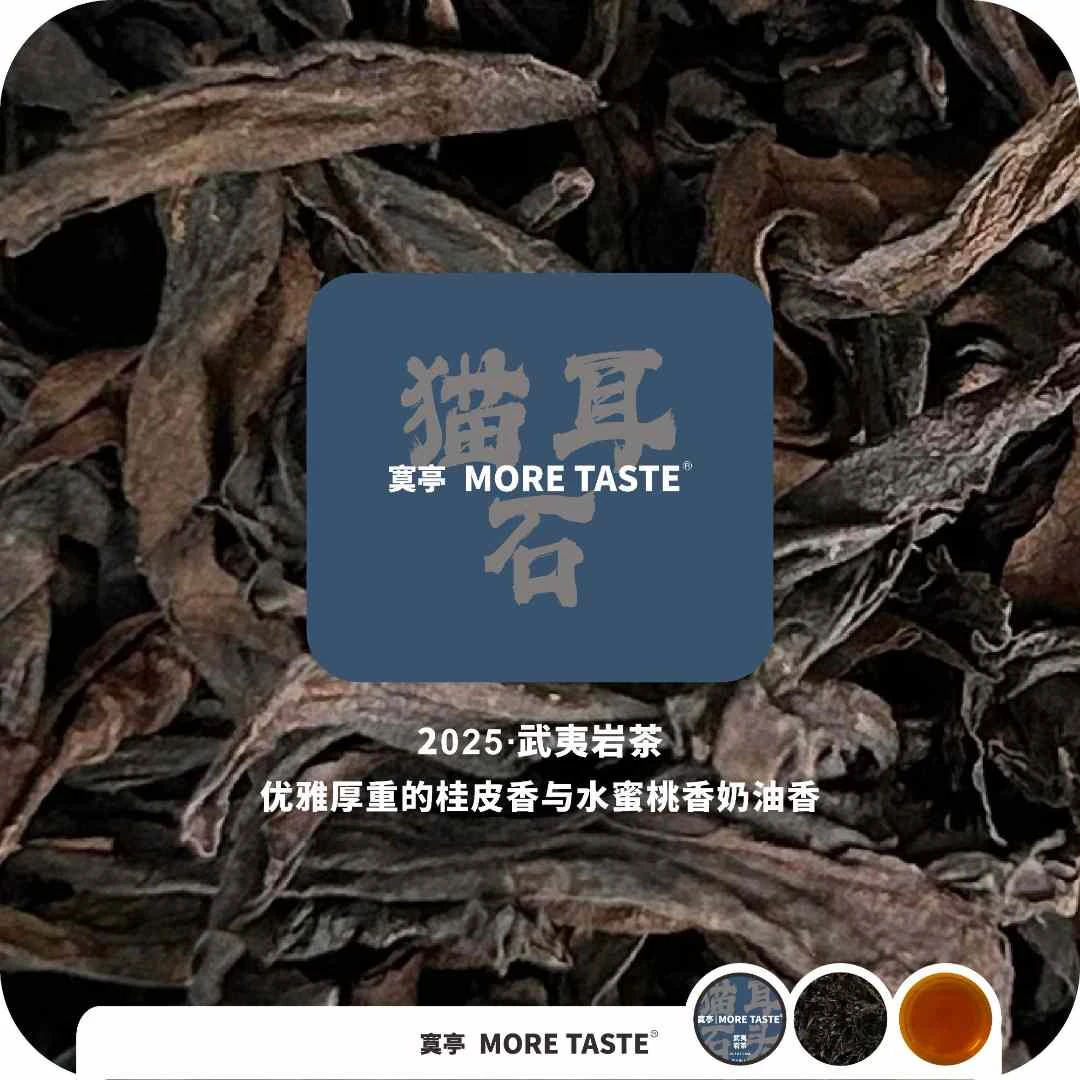 寞亭【巅】猫耳石头丨武夷岩茶丨50g/250g丨2025