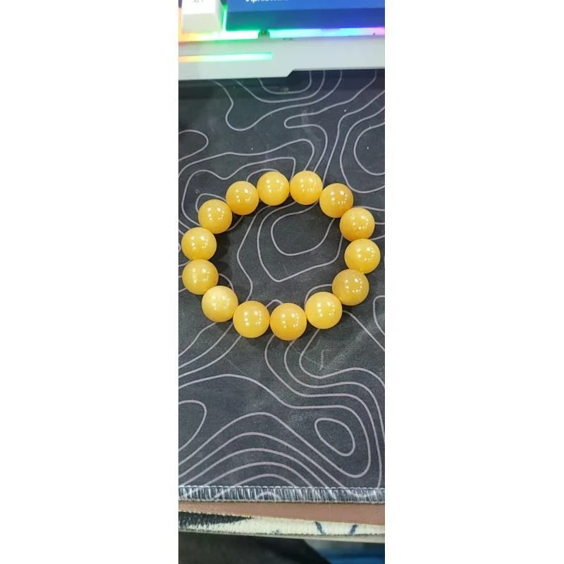 金山糖圆珠手串男女同款~