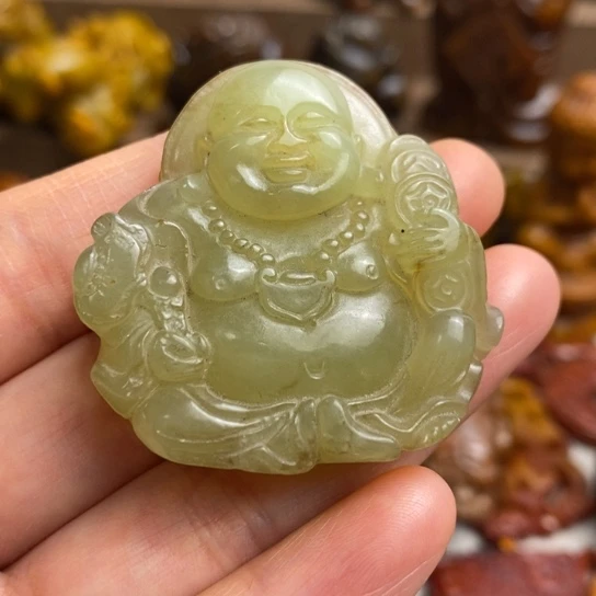 蛇纹石玉未镶嵌颈饰21