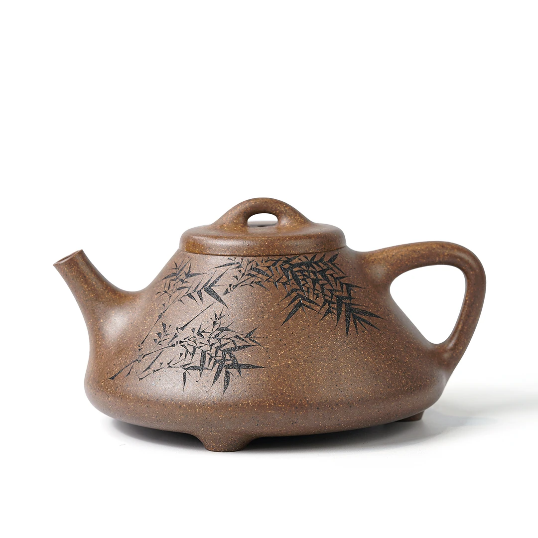 文心藏器【石瓢】 吴健全手工制 王翔刻绘 松华青段