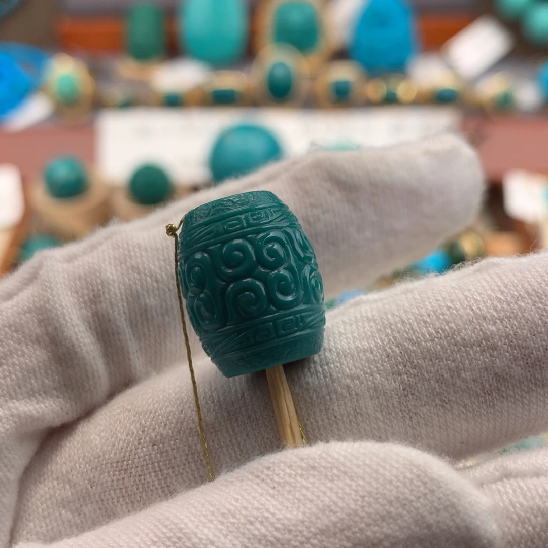 绿松石未镶嵌绿松石13mm