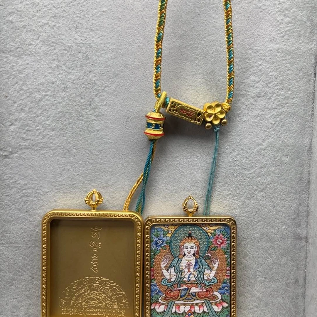 吊坠巴**那铜单面四臂绳子4