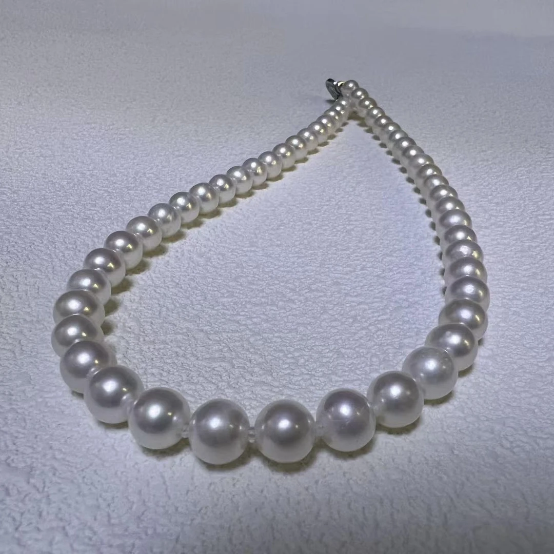【珍珠小小】淡水珍珠 8-9mm无核淡水小天女珍珠项链X0046