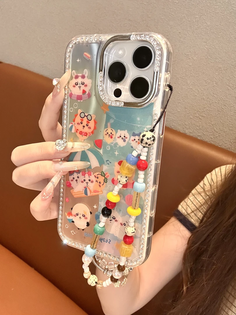 【自带相机保护按键】可爱吉伊卡哇适用苹果16/15/14防摔手机壳