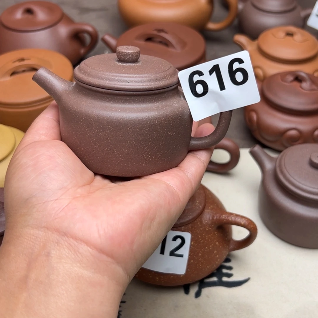紫砂茶壶紫泥半手工150cc左右