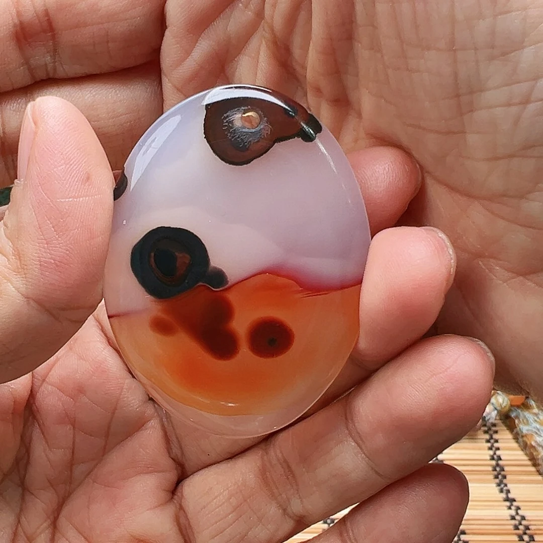 未镶嵌玛瑙/玉髓珠宝半成品