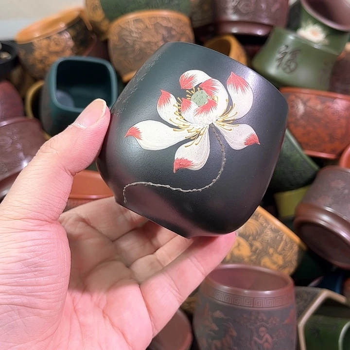 茶杯紫砂全手工紫砂主人杯