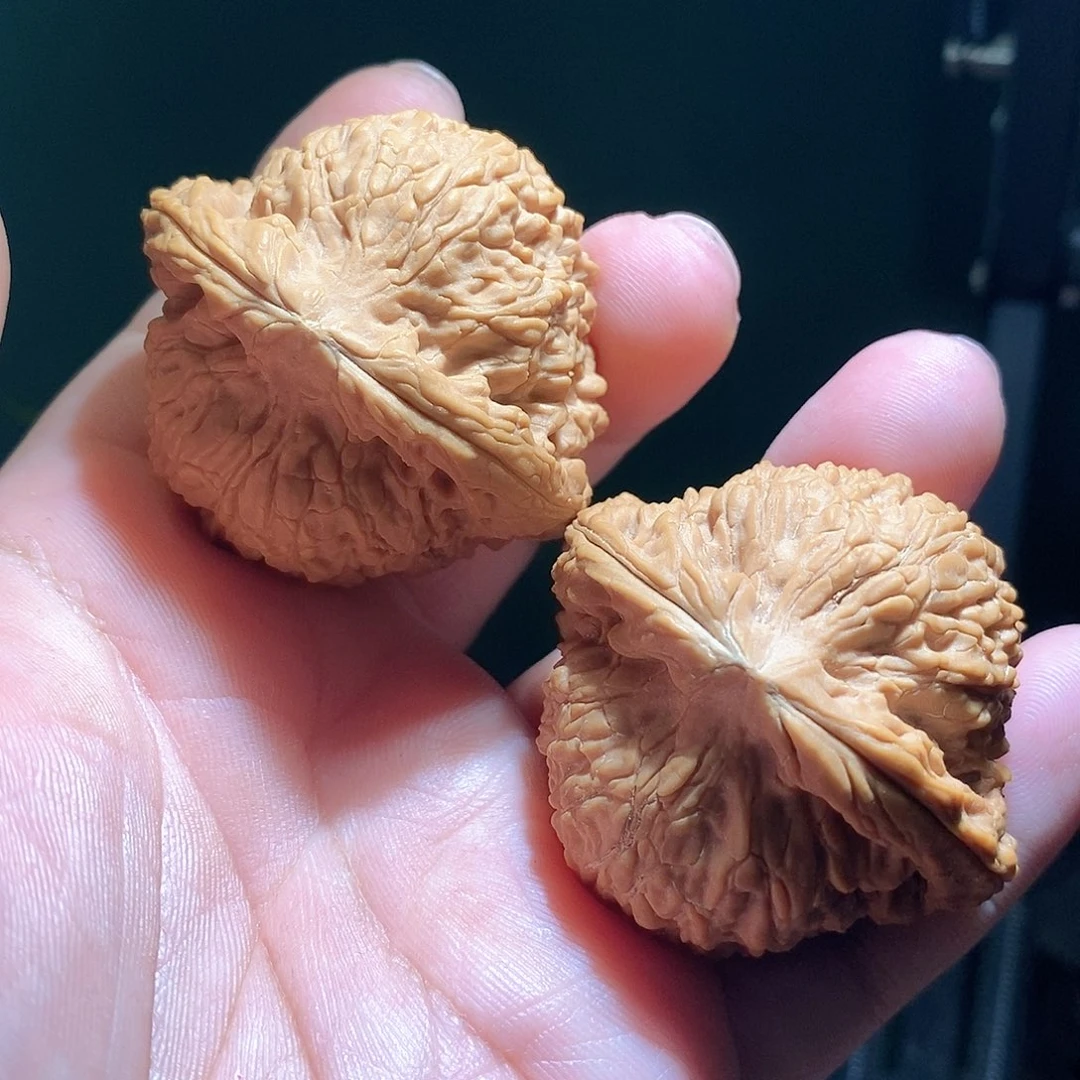 把件文玩核桃47粗筋南疆石全品